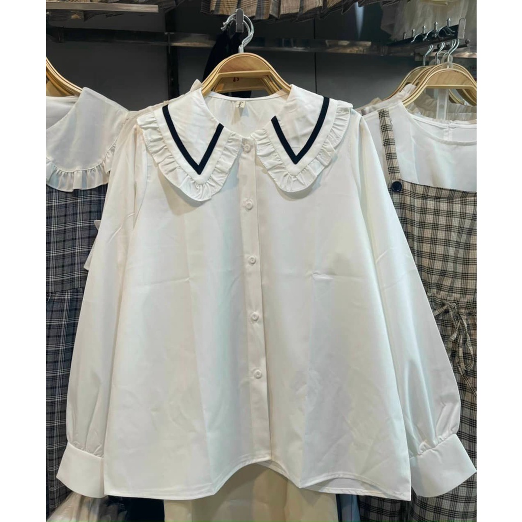 Áo babydoll tiểu thư ly tay kaca TH0001 hihishophaha