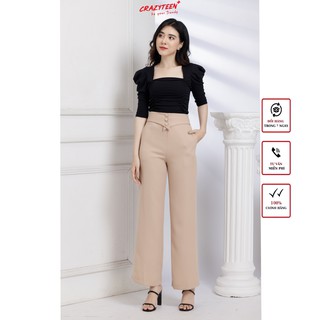 [Mã FAMALLT5 giảm 15% đơn 150k] Aó thun nữ tay lỡ CRAZYTEEN phong cách cổ điển, sang trọng (AT0001)