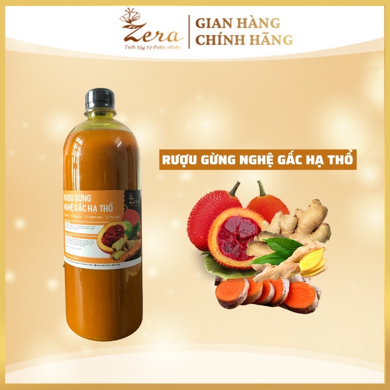 Cốt rượu gừng nghệ gấc hạ thổ sau sinh