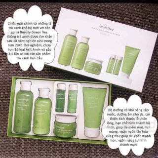 Bộ kèm Dưỡng Trắng da Innisfree shop bell