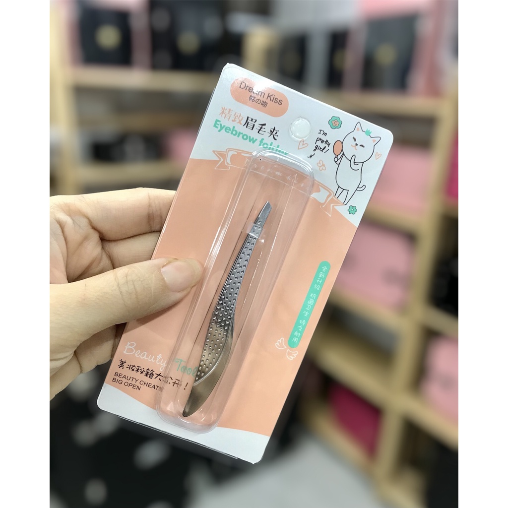 Nhíp nhổ lông nách Dream Kiss, nhổ tóc bạc, nhổ râu, nhổ lông mày Lamdep24g