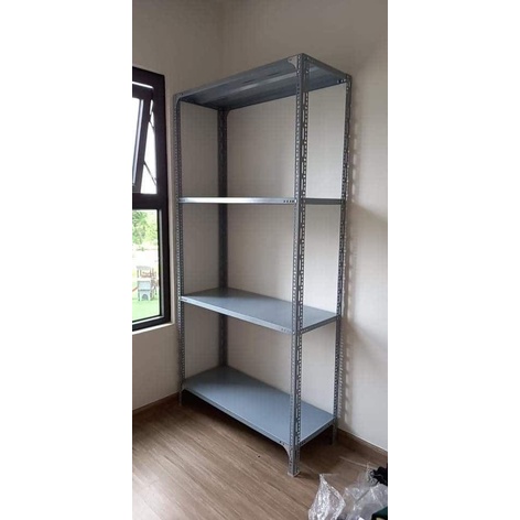 Kệ Sắt D100cm x R40cm x C150cm x 4 Tầng màu đen