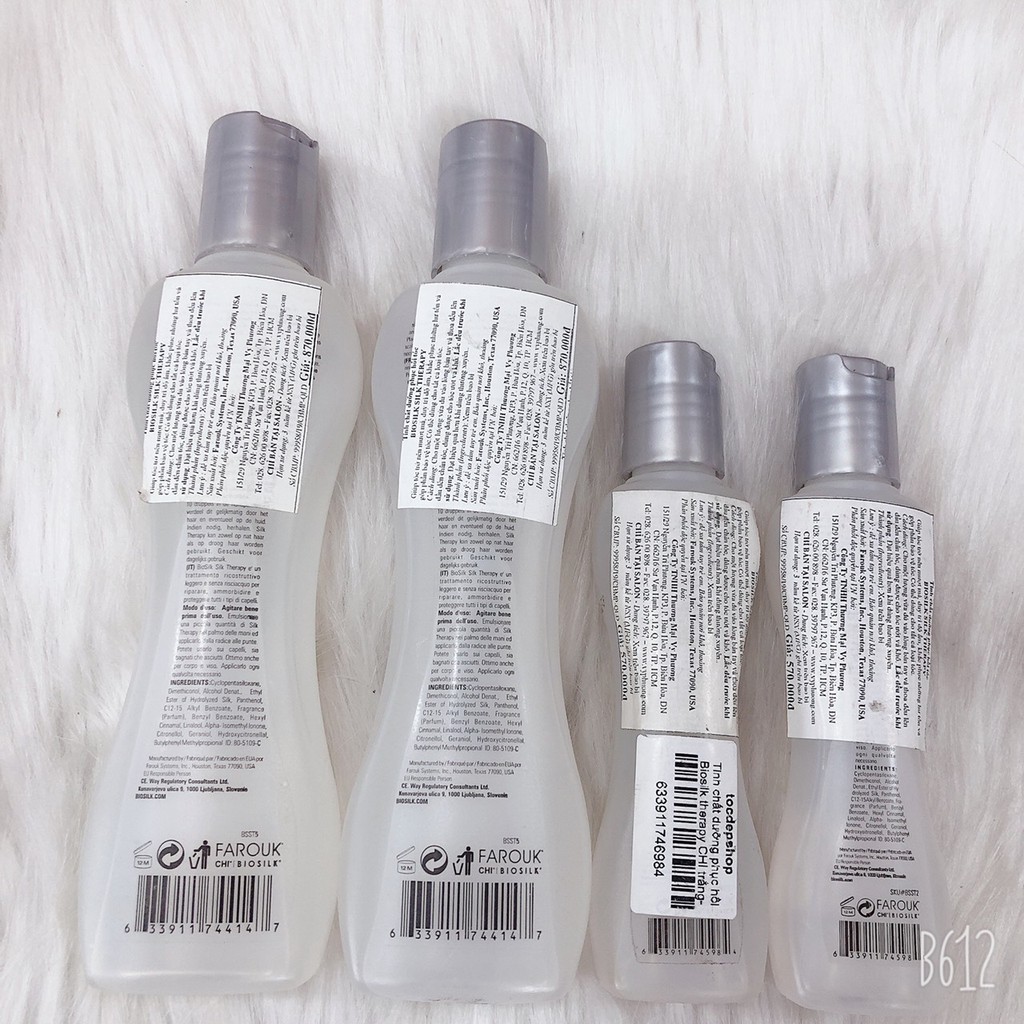 Tinh chất dưỡng phục hồi tóc hư tổn CHI BIOSILK 67ML , 167ML và 355ML