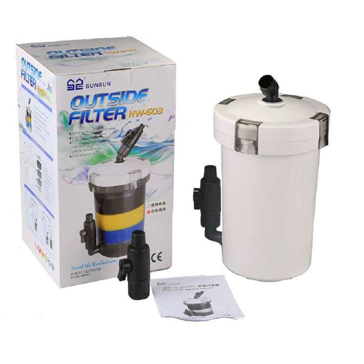 Lọc thùng bể cá HW-603B và lọc phụ HW-603