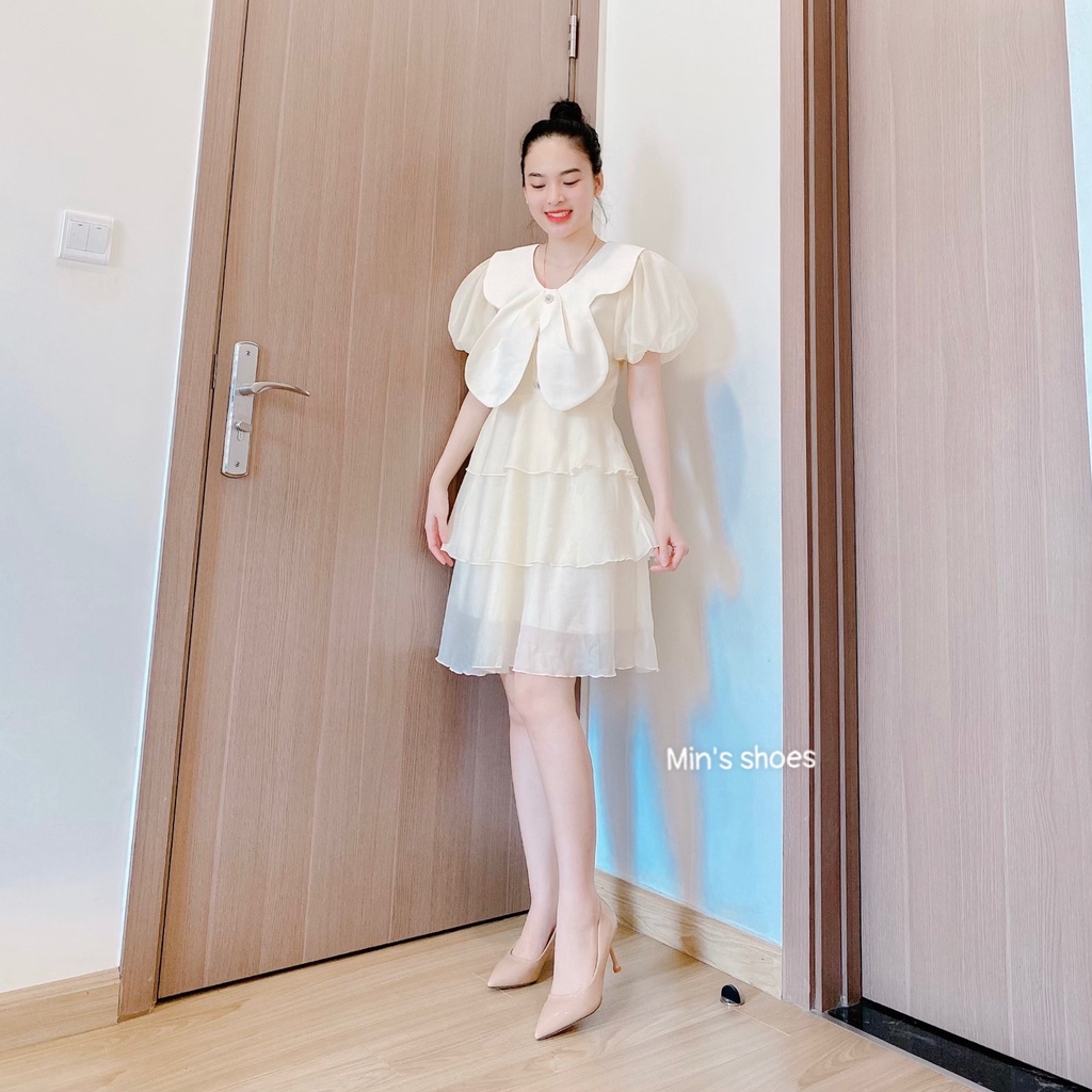 Min's Shoes - Váy Lụa Hàn Công Chúa Tay Bèo 58