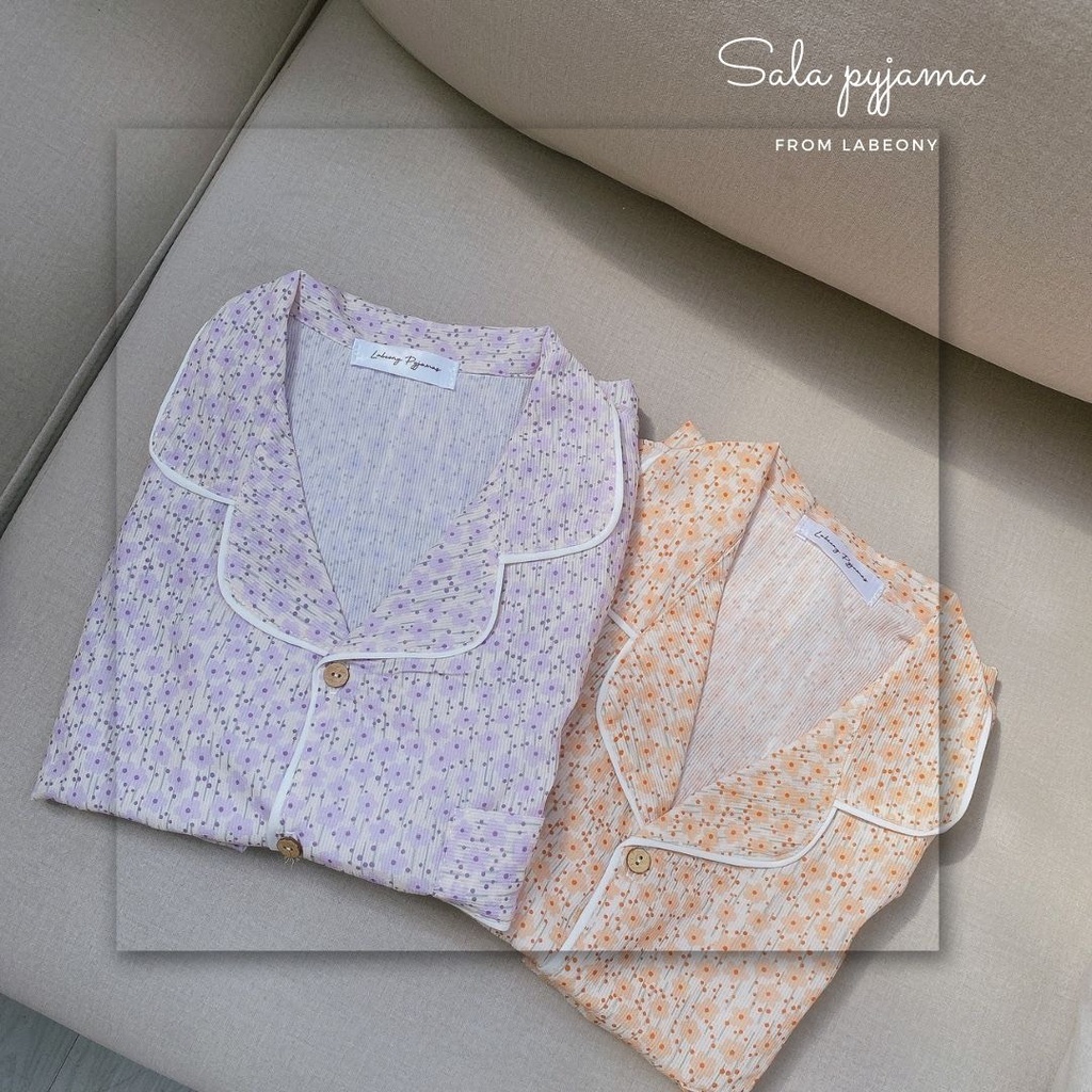 Pyjama nữ đồ mặc nhà đồ bộ mùa hè mềm mát Sala set- Labeony
