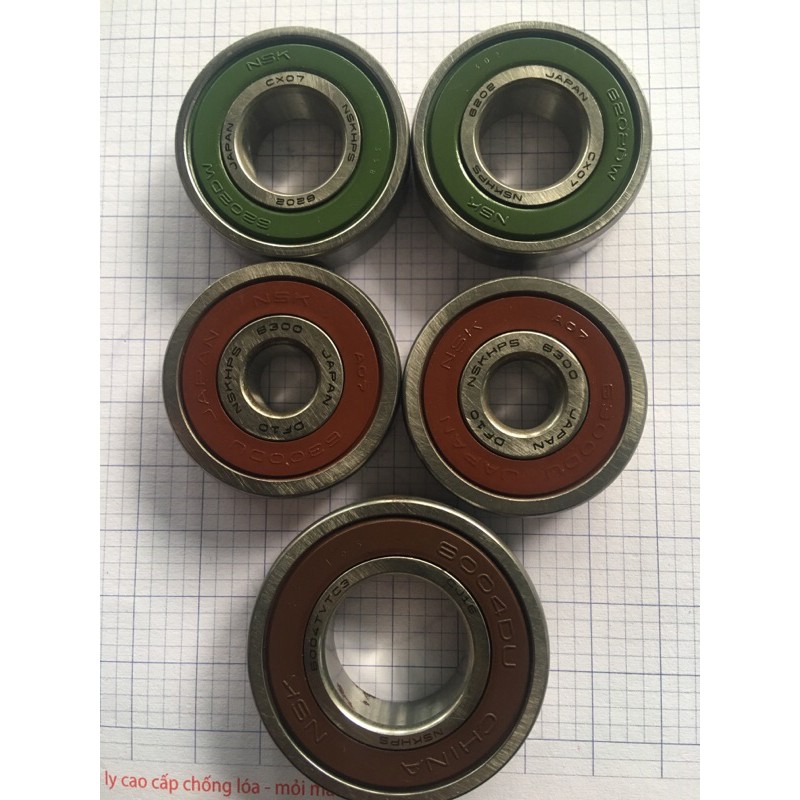Bộ vòng bi bạc đạn NSK cho Moay ơ xe Yamaha Exciter 150