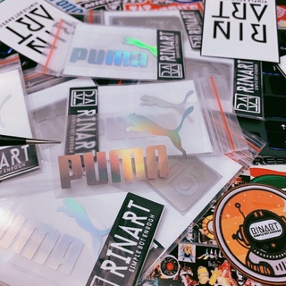 Decal ủi cọp hiệu ứng kim loại cá tính | Logo Sticker Patch in áo ủi trực tiếp lên vải