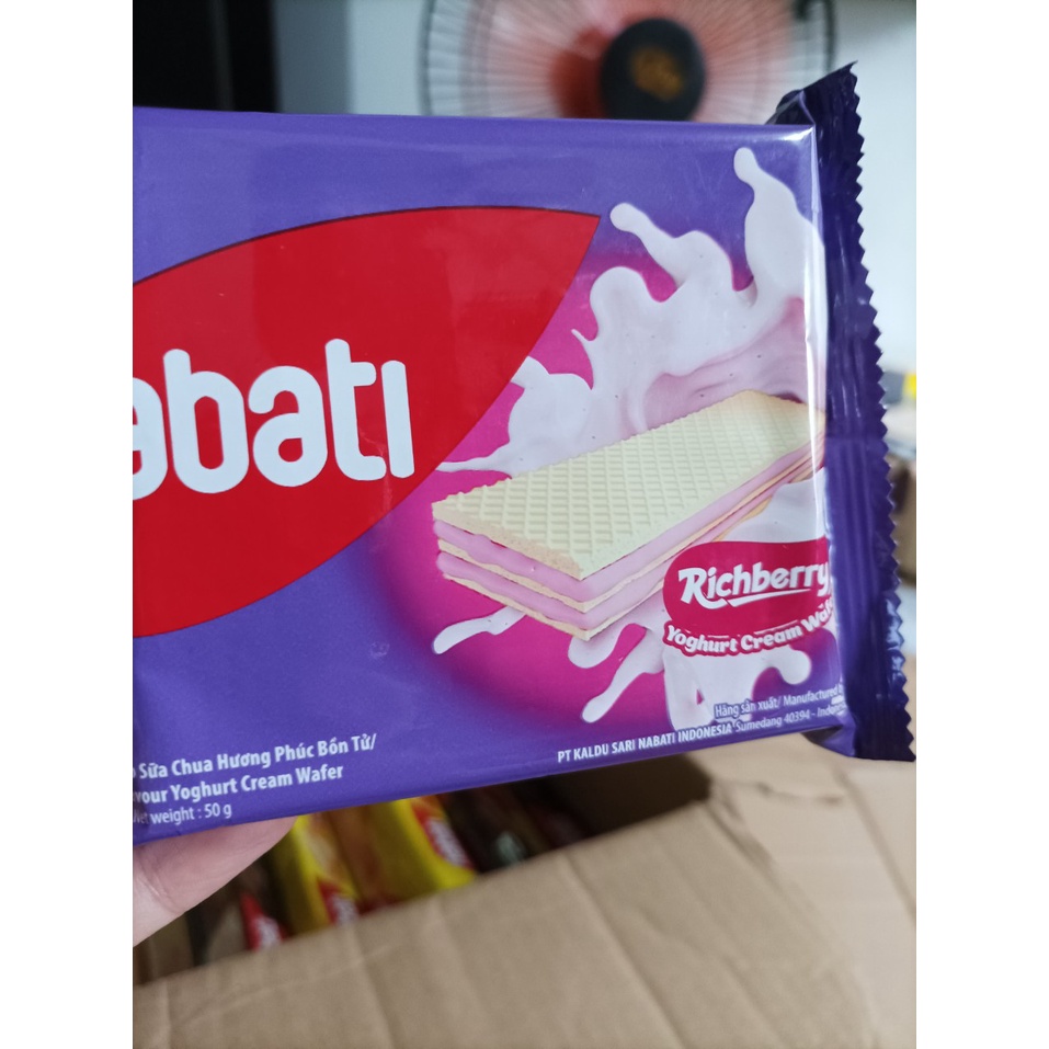 Bánh xốp Nabati 50g (có 5 vị)