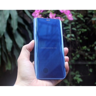  BAO DA CLEAR VIEW STANDING COVER SAMSUNG GALAXY S8 CHÍNH HÃNG MÀU XANH