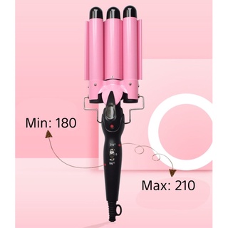 Máy uốn tóc 3 trục dập sóng nước trục máy phủ CERAMIC