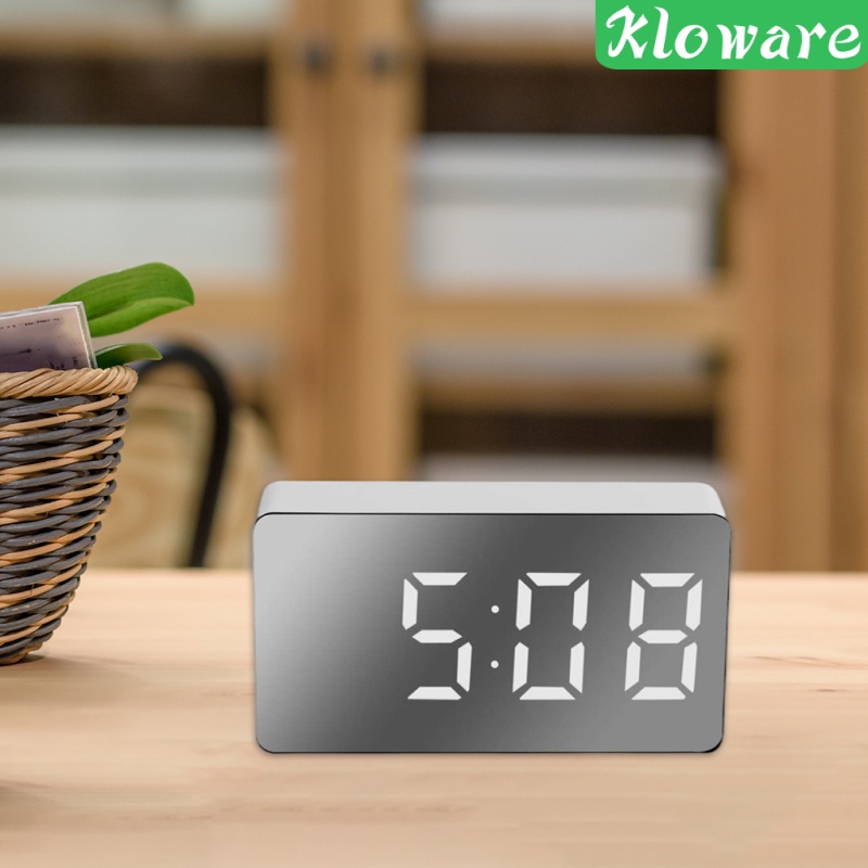 Đồng Hồ Báo Thức Kỹ Thuật Số 3 &quot;Để Bàn Trang Trí