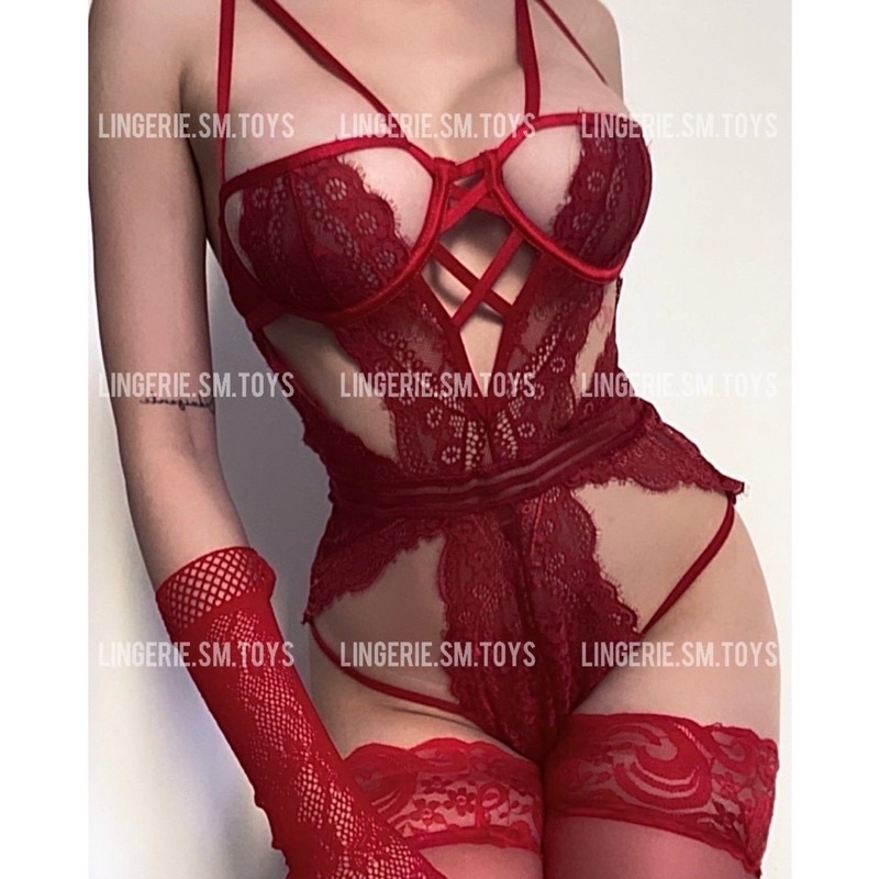 Mã FM7731 - Áo Liền Thân Ren Quyến Rũ - Đồ Lót Ngủ Cao Cấp Gợi Cảm