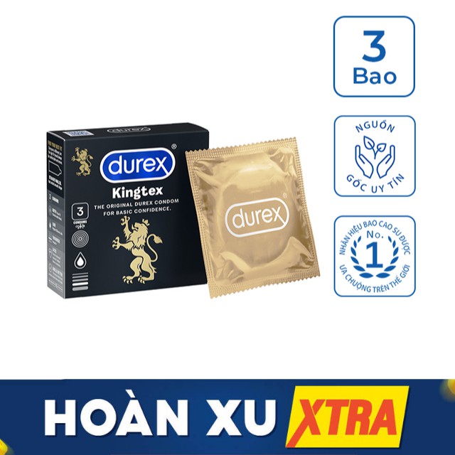 Bao Cao Su Durex Kingtex 3 Bao