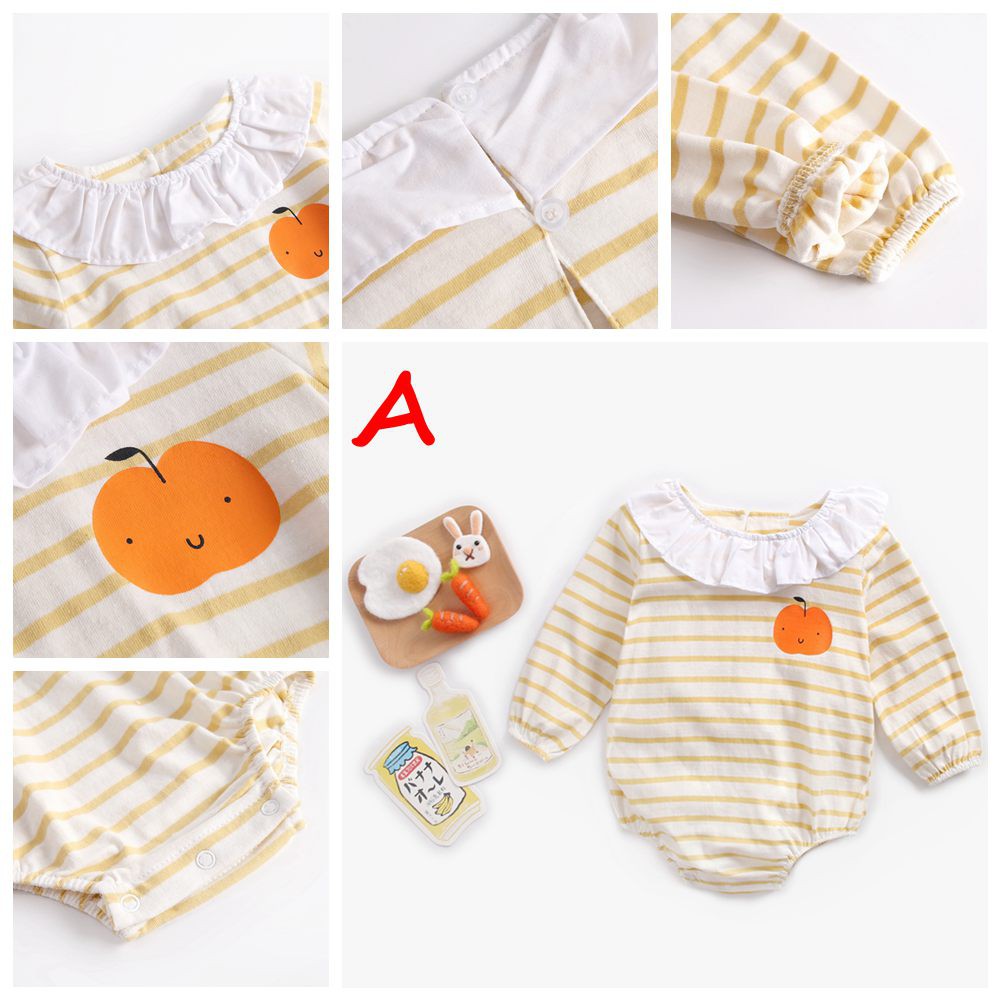 Áo Liền Quần Sanlutoz Cotton Kẻ Sọc Thời Trang Cho Bé Gái