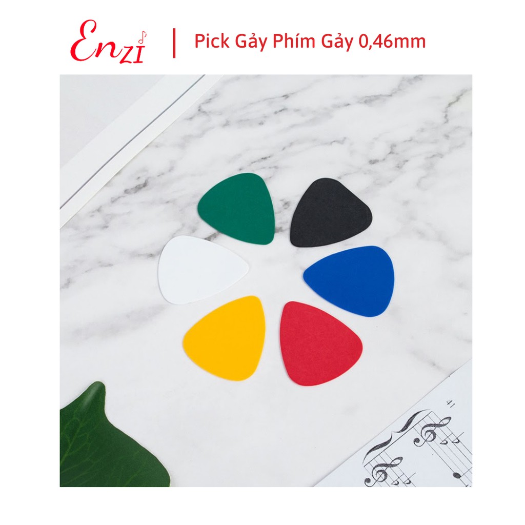 Phím gảy đàn pick gẩy đủ cỡ 0,46mm pick Alice 0,71mm 0,81mm 0,96mm 1,2mm 1,5mm Enzi