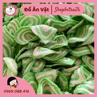 (Tặng kèm 1 gói tăm cay đen) Bánh quẩy tai heo cốm dừa |gói 250gr|