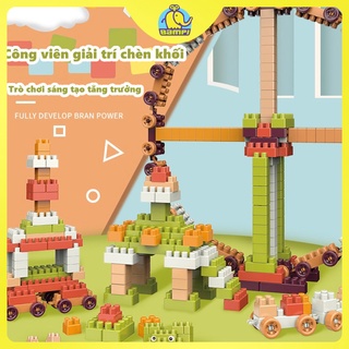Bộ Lắp Ráp Lego Siêu Sáng Tạo Phát Triển Khai Sáng Tư Duy, Đồ Chơi Lego Hạt Lớn, Đồ Chơi Giáo Dục Sớm Quà Tặng cho bé