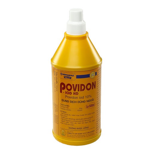 Dung dịch sát khuẩn Povidone chai 500ml