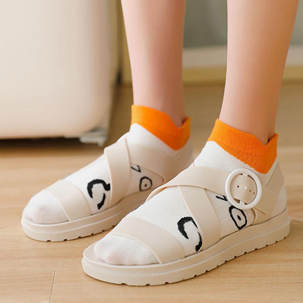 Vớ Cotton Mỏng Nhẹ In Họa Tiết Vịt Hoạt Hình Kiểu Nhật Bản Thời Trang Mùa Hè DION1