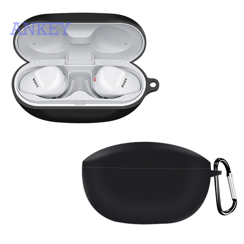 Sony WF-SP800N WF-1000XM3 WF-H800 WF-XB700 Vỏ bảo vệ bằng silicon mềm chống rơi cho tai nghe