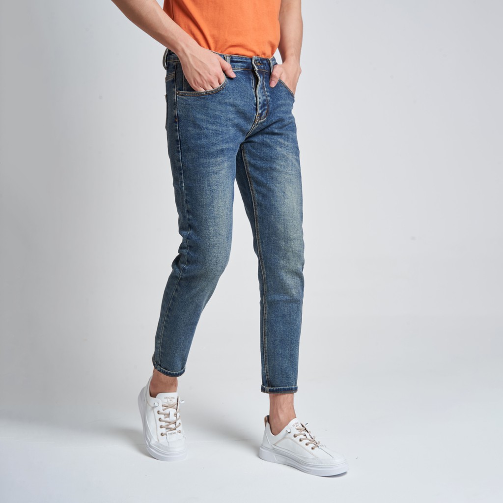 Quần Jean Nam Chất Bò Đẹp Local Brand KRIK Dáng Slimfit Basic QJ1028 | BigBuy360 - bigbuy360.vn