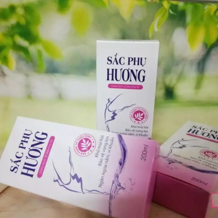 Dung dịch vệ sinh phụ nữ Sắc Phụ Hương - Vệ sinh vùng kín, ngăn ngừa nấm và vi khuẩn