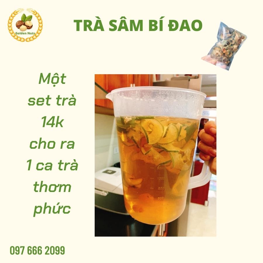 Trà sâm bí đao thanh nhiệt giảm béo, eo thon, giải độc cơ thể, lợi tiểu | BigBuy360 - bigbuy360.vn