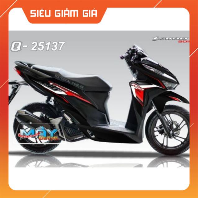 [Mã ICB0511 giảm 25% đơn 50K] Tem rời vario 150 đỏ đen