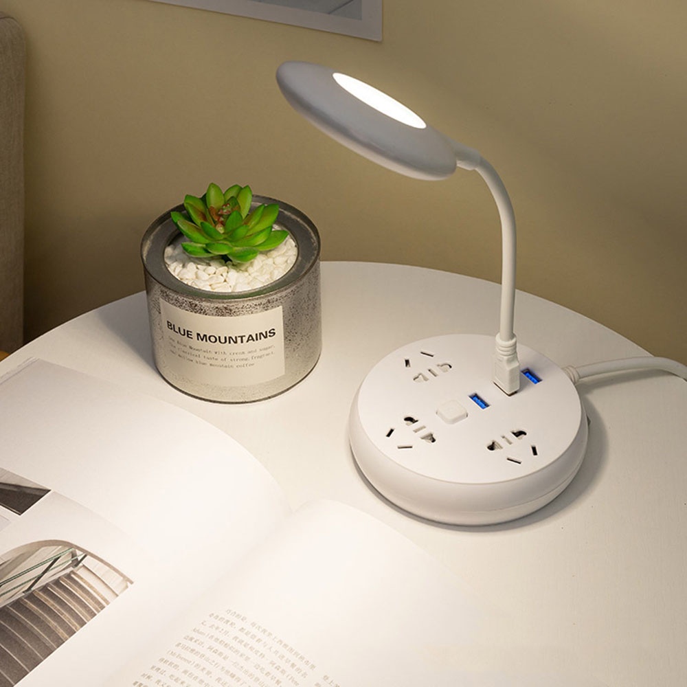 Đèn LED Tròn USB 5V Có Thể Gấp Lại Siêu Sáng Bảo Vệ Mắt Tiện Dụng