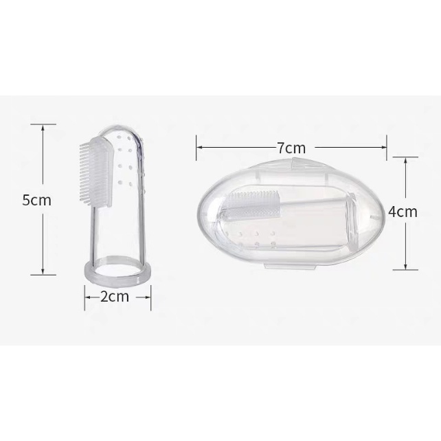 Bàn Chải Silicon Vệ Sinh Răng Miệng Cho Bé