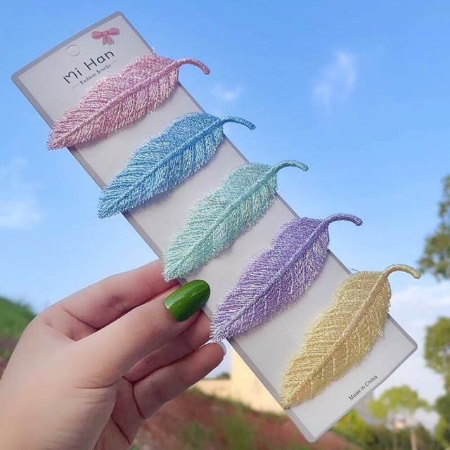 [Mã FAMARAL1 giảm 10K đơn 50K]sét 5 kẹp tóc