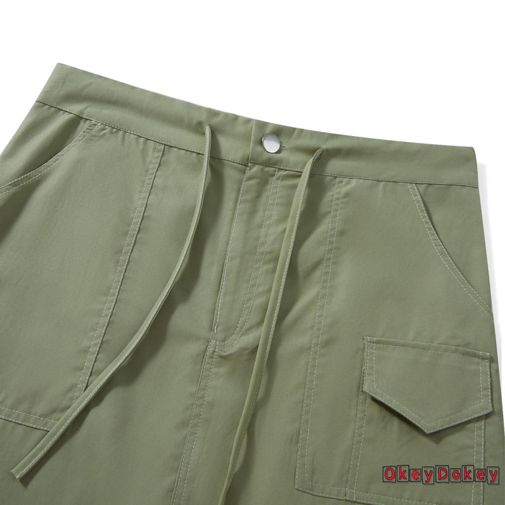 Chân Váy Dài Xẻ Tà Màu Sắc Trơn Phong Cách Vintage Y2K