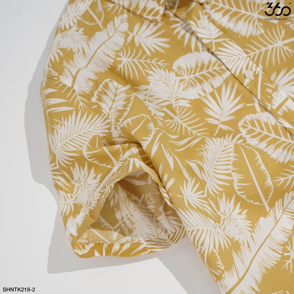 Áo sơ mi nam 360 BOUTIQUE ngắn tay họa tiết - SHNTK218-2 | BigBuy360 - bigbuy360.vn