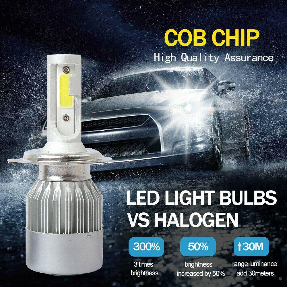 MAG Bộ 2 Đèn LED Sương Mù H4 HB2 9003 Hi / Thấp DRL Cho Xe Hơi