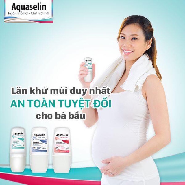 Lăn khử mùi Aquaselin ( an toàn cho bà bầu )