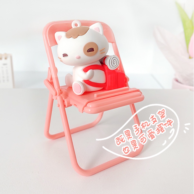 Flowertree Giá Đỡ Điện Thoại Hình Bánh Macaron Dễ Thương