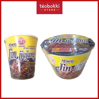 Mì Ly Jin jjajang xốt tương đen Ottogi 70g