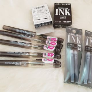 [Màu xanh] Hộp lõi mực 10 chiếc cho bút máy Preppy Nhật Bản