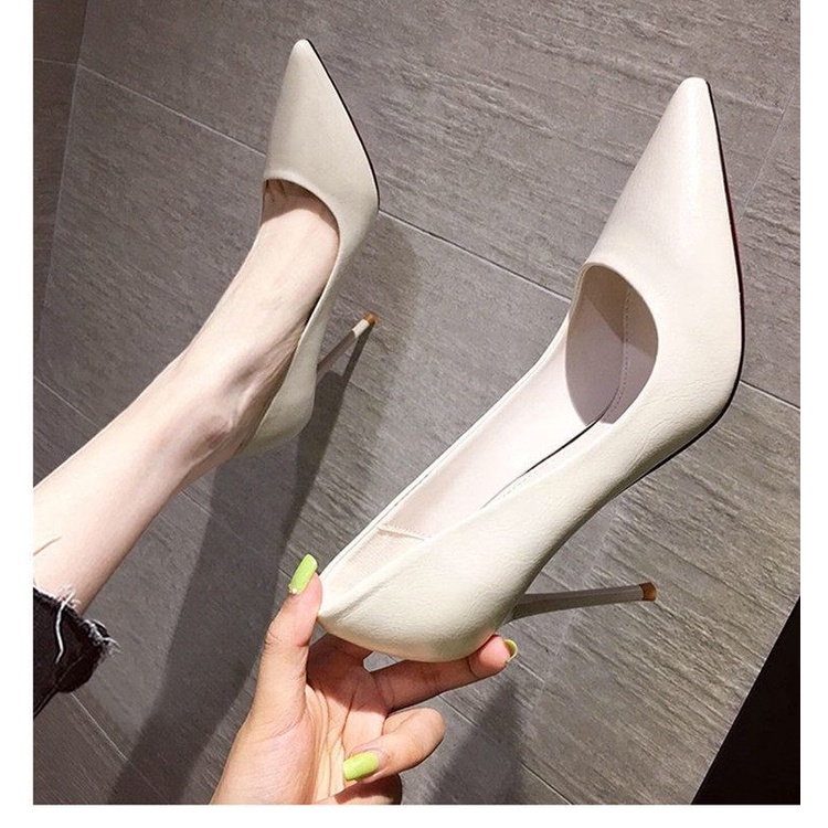 Giày cao gót mũi nhọn thời trang công sở thanh lịch cho nữ