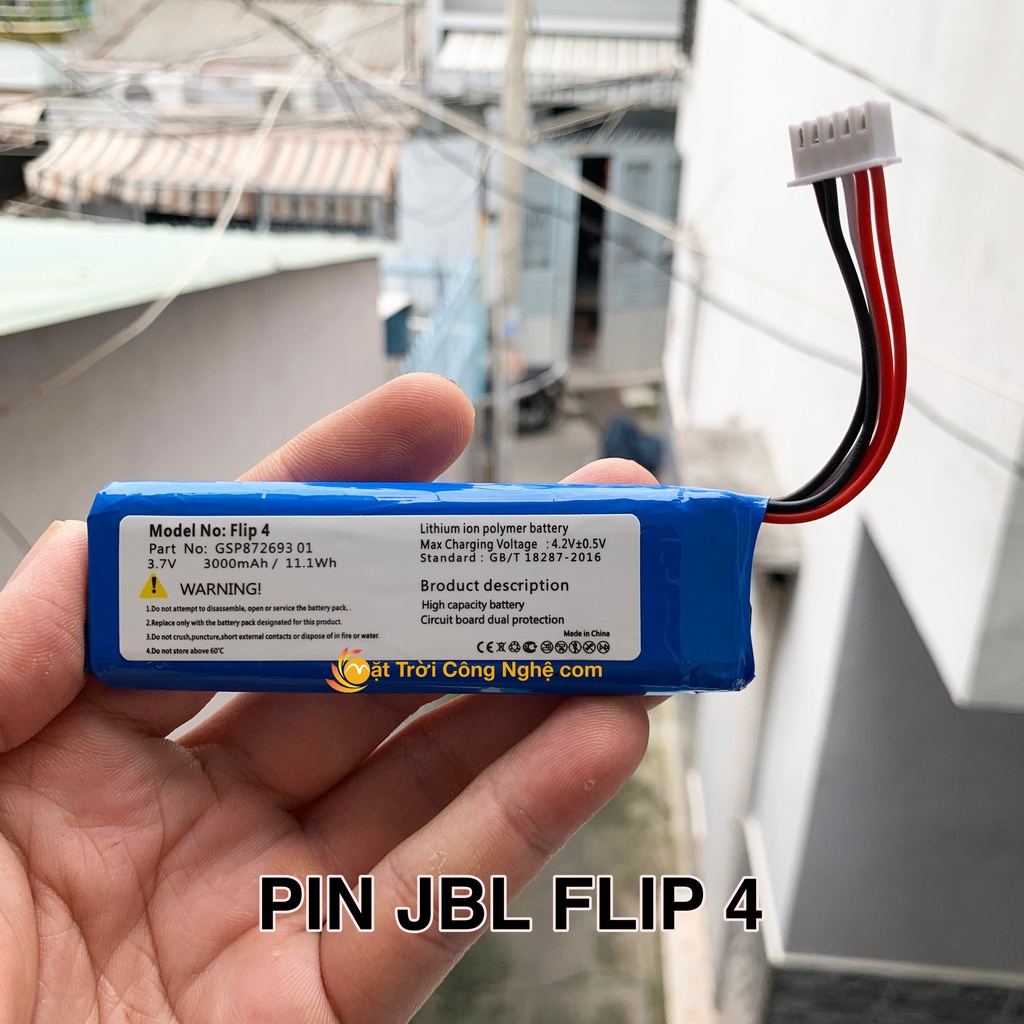 Pin JBL Flip 4 - Pin thay loa JBL Flip 4 tốt - mặt trời công nghệ