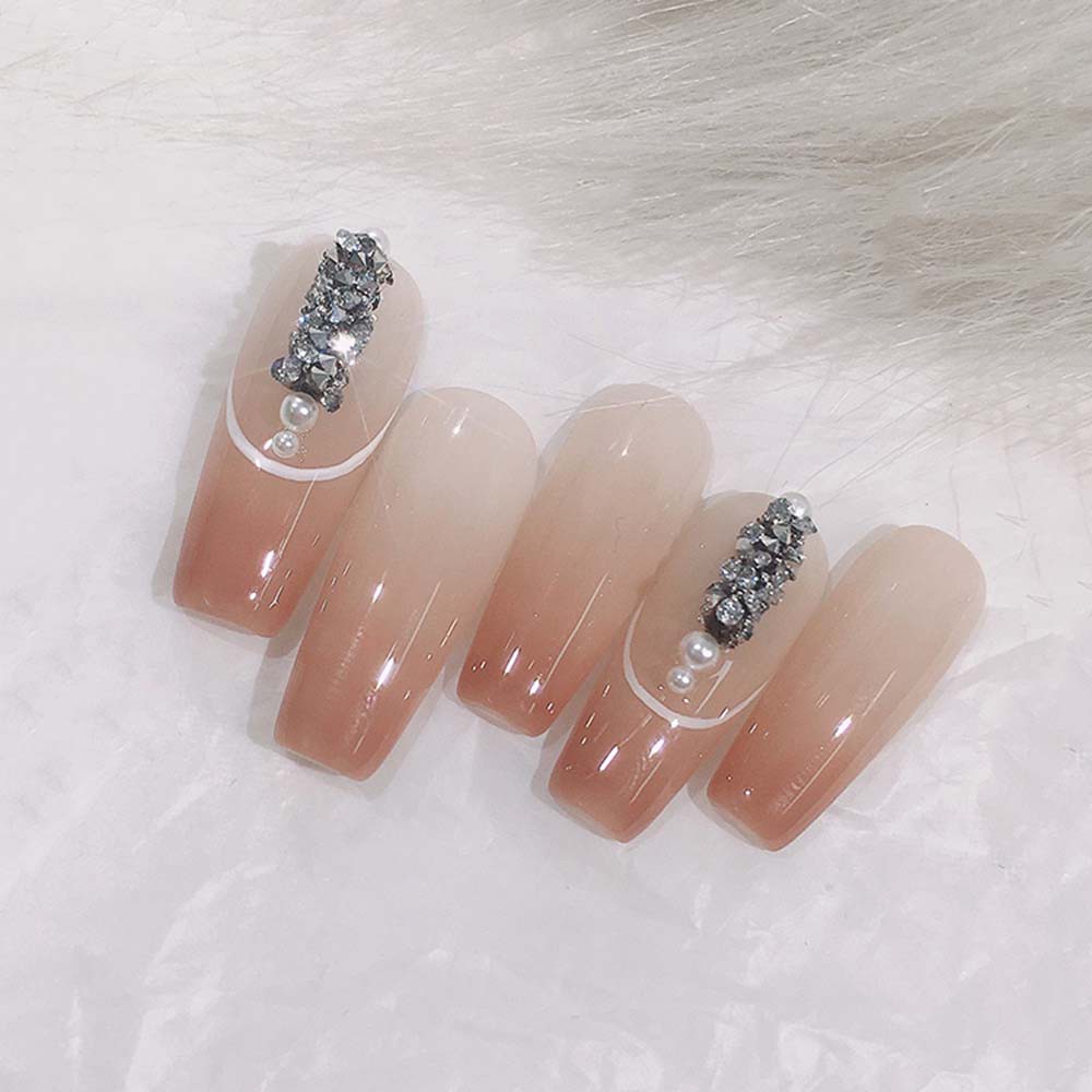 TWINKLE Shiny 3D Nail Art Decoration Bright DIY Nail|Pillar Nail Art Jewelry Luxury Elegant Diamonds Fashion Exquisite Manicure Ornaments