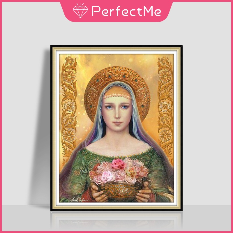 Bộ Tranh Đính Đá Tự Làm Hình Chúa Jesus 40x50cm