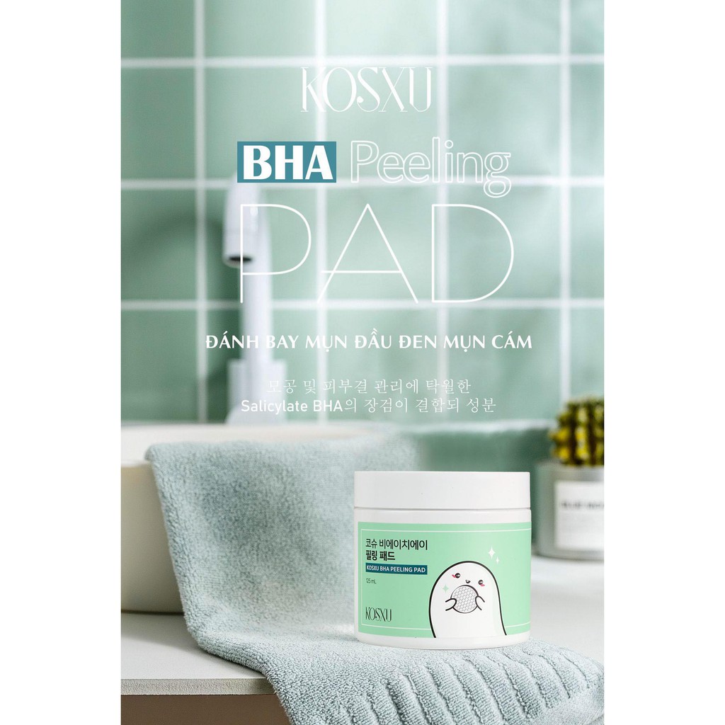 BÔNG LAU MỤN KOSXU 💖FREESHIP💖