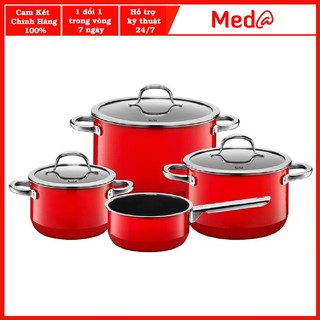Bộ Nồi Silit Passion Red 4 Món (Nhập Khẩu Đức)
