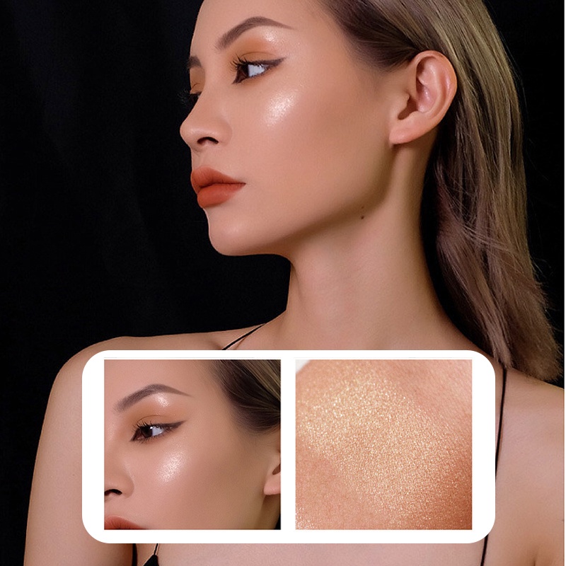 Phấn mắt SUAKE 3 màu tùy chọn lấp lánh trang điểm chuyên nghiệp