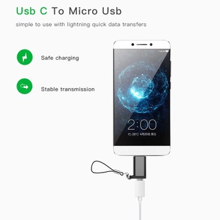 Đầu Chuyển Đổi USB Type C Sang Micro USB Hỗ Trợ OTG