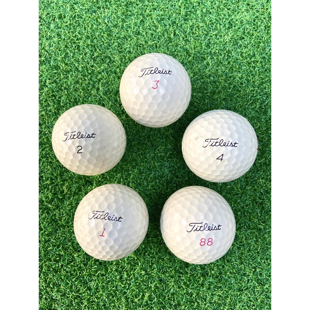 Combo 5 Bóng Golf Cũ Titleist Pro V1 - Bóng Golf Chuẩn Chất Lượng
