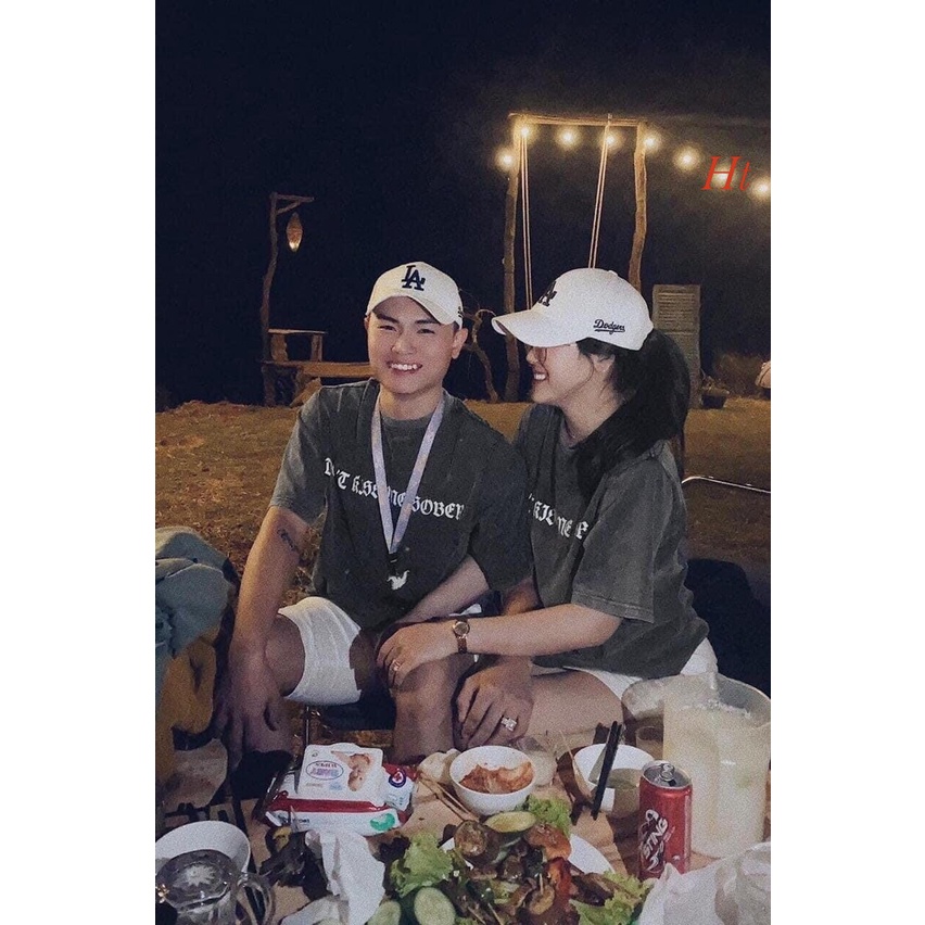 Áo Thun Lỡ Loang One Kiss ❤ Áo Phông Loang Xám Ngắn Tay Nam Nữ MND185