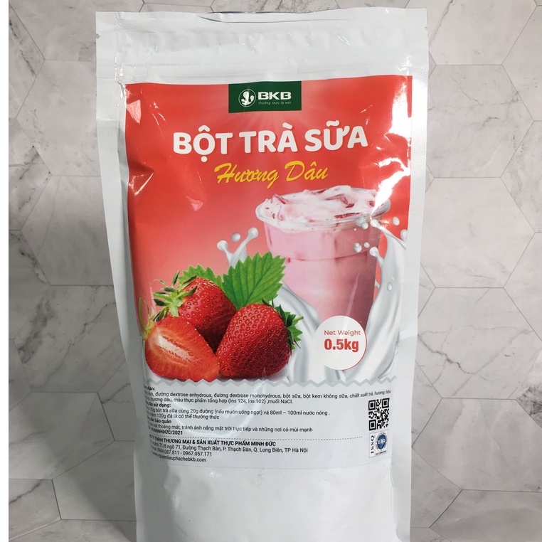 Bột trà sữa pha sẵn BKB các vị gói 500gr - Nguyên liệu pha chế trà sữa thượng hạng